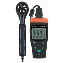 Air temperature / humidity, air speed & flow w/ pressure meter HT4000 HT Instrument