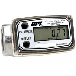 Commercial Grade Electronic Digital Meter,Low Flow,Aluminum A109LMA025IA1 Great Plains Industries