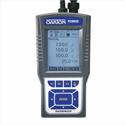PCD 650 pH/Conductivity/ Dissolved Oxygen Meter and Probe with NIST Traceable Calibration Report WD-35434-01 Oakton