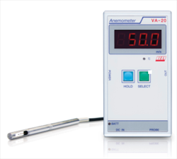 Wind speed and air volume meter VA-20 I Electronics Inc
