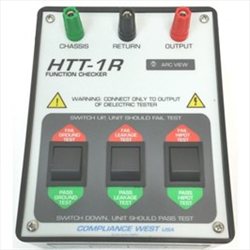 Compliance 00-30AC-T-W HTT-1R Custom, Function Checker using custom test values
