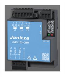 Universal measurement device for DIN rails UMG 103-CBM Janitza