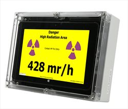 RADIOLOGICAL POSTING DISPLAY AREA MONITOR RPD-AM Mirion