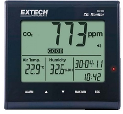 Máy đo khí CO2, nhiệt độ và độ ẩm CO100 Extech