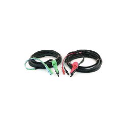 2 double core two bananas to single alligator clip 3m cable C7000 HT Instrument