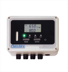 Carbon Dioxide (CO2) Monitor, Range 0-50,000 ppm PureAire Monitoring Systems