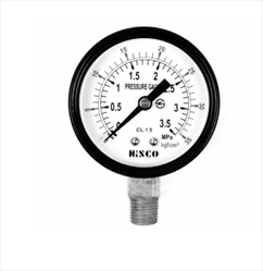 Đồng hồ đo áp suất 108P Series Hisco