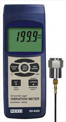 SD Series Vibration Meter, Datalogger SD-8205 REED
