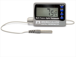 Min/Max Alarm Digital Thermometer 12207 Deltatrak