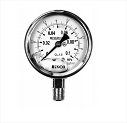 Đồng hồ đo áp suất 205P Series Hisco