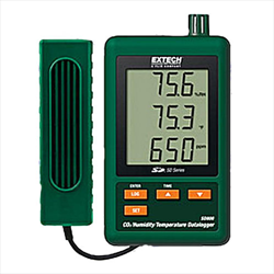 Máy đo khí CO2 nhiệt độ và độ ẩm trong nhà SD800 Extech