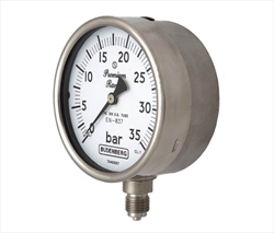 Bourdon Tube Pressure Gauge, Safety Pattern Construction 966GP Budenberg