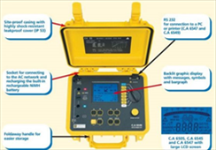 Thiết bị lý tưởng để đo điện trở cách điện - CA6545